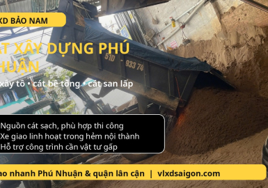 Cung Cấp Cát Xây Dựng Phú Nhuận