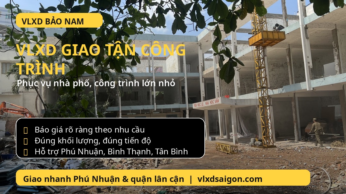 Vật Liệu Xây Dựng Phú Nhuận Giá Tốt